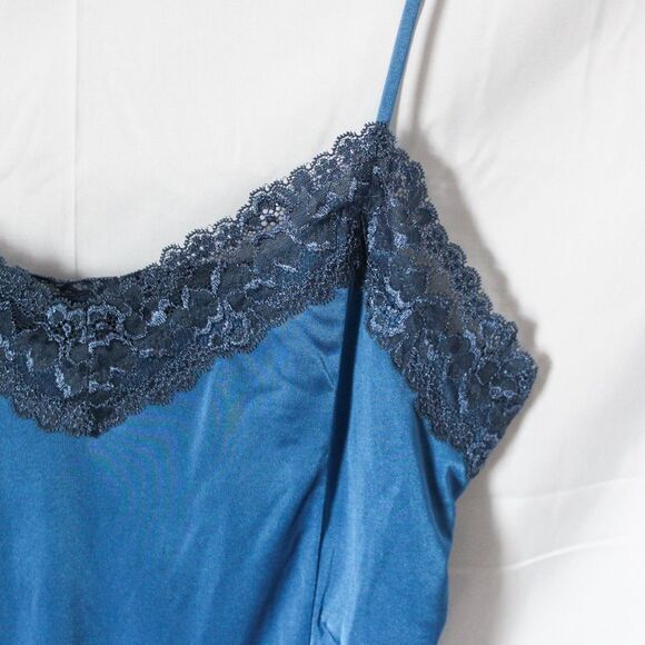 Vintage Y2K The Limited Blue Lace V-neck Cami Large - Picture 4 of 8